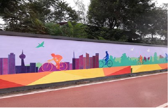 汉川墙体彩绘-围墙