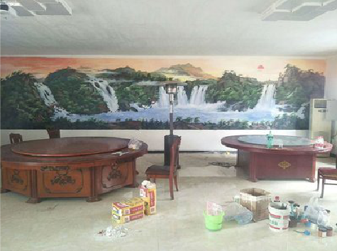 汉川墙绘-写实风景