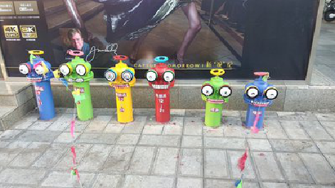 汉川商业区彩绘