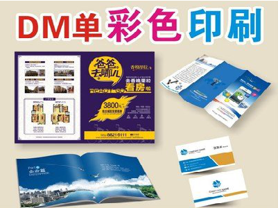 汉川单页印刷,色彩搭配简单。