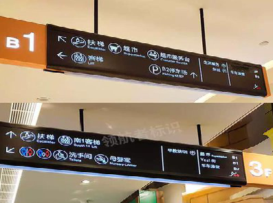 汉川如何通过商场标识牌引导客流分布？