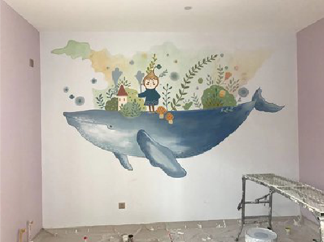 汉川手绘墙的特点及优势。